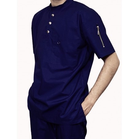 Designer Scrub Suit Male V-Neck With Six pockets & Full Elastic | LOYAL  NEEDS
