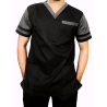 OT Uniform Gray Black nursing dress medical scrub